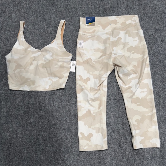 Old Navy Pants - Old Navy NEW High-Rise PowerSoft Leggings and Top , Size L